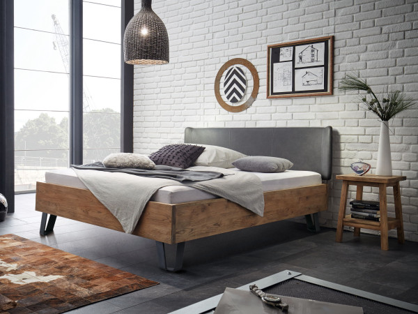 Holzbett Oak Vintage