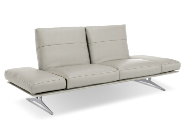 2,5 Sitzer KOINOR FENDO in grey aus Leder