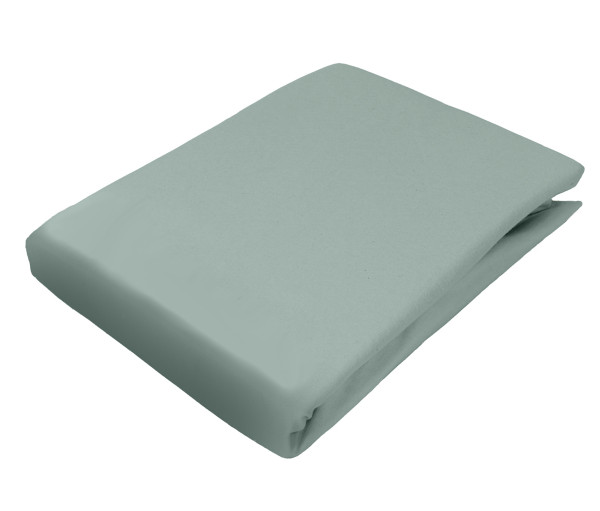 Spannbetttuch Biber jade