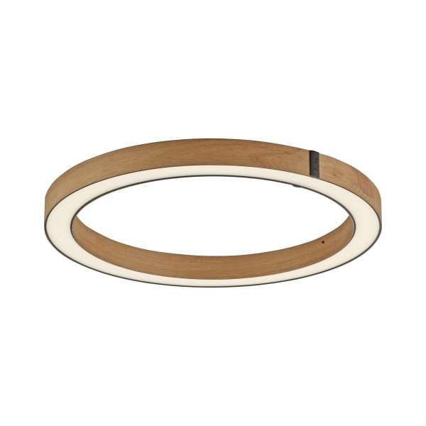 Deckenleuchte PURE LINES ROUND in braun aus Holz