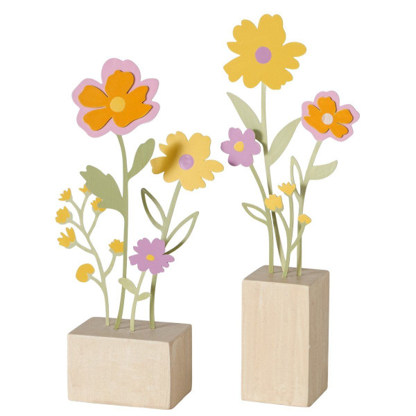 Aufsteller ANTONIA in mehrfarbig aus Materialmix