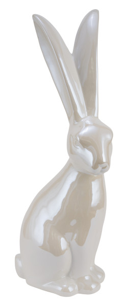 Hase PEARL in weiß aus Keramik