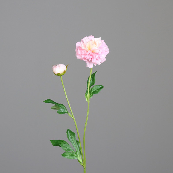 Kunstblume Ranunkel in pink aus Kunststoff