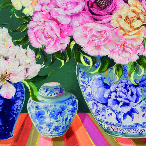 Servietten JAPONISME in bunt aus Papier