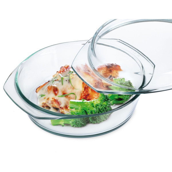 Schüssel mit Deckel SIMAX in klar aus Glas