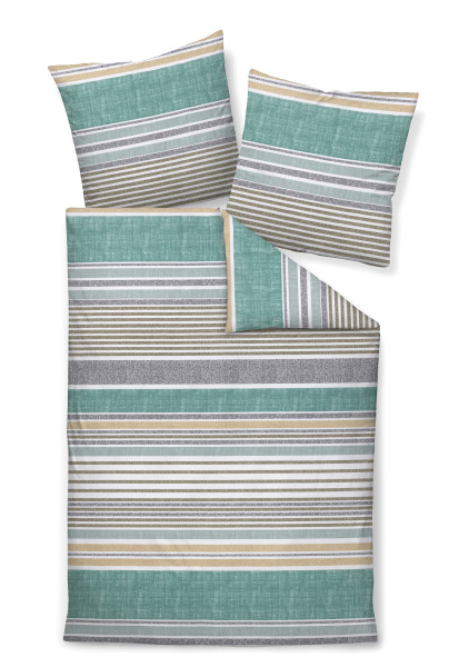 Bettwäsche DAVOS Biber aus Baumwolle