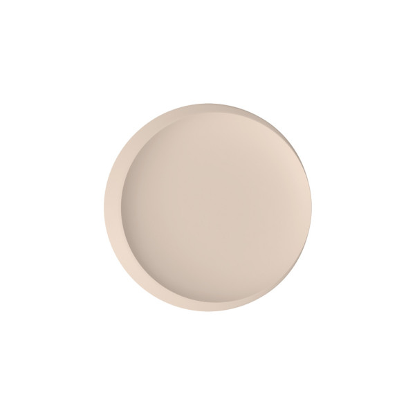 Servierplatte NewMoon beige in beige aus Porzellan