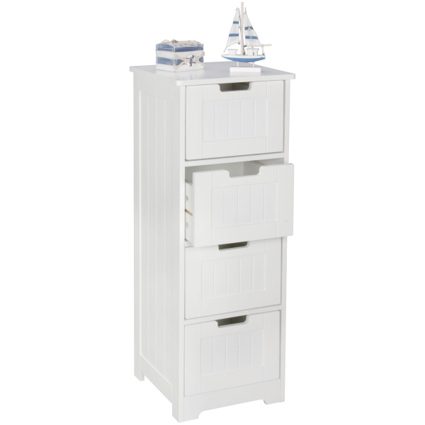 Badschrank PATTI in weiß aus MDF