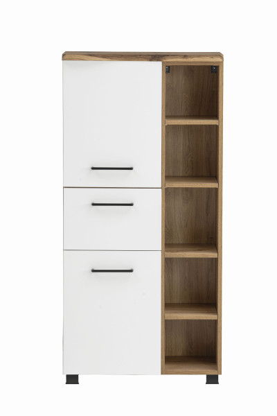 Midischrank vito KEYTO in weiß aus Dekor