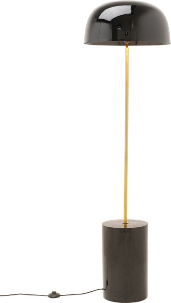 Stehleuchte LOUNGY in schwarz aus Stahl