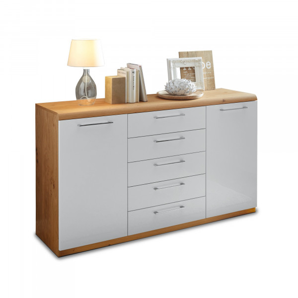 Kommode MONDO Comfort Plus in weiß aus Furniert