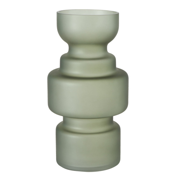Vase BODENA in grün aus Glas