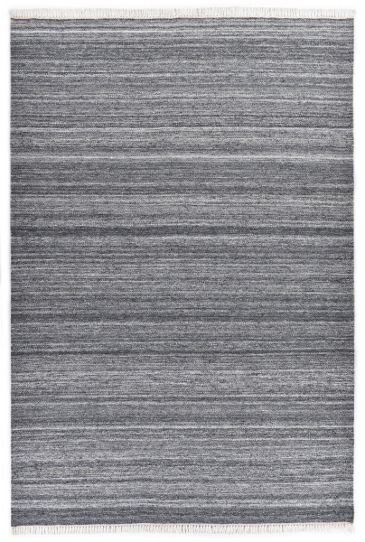 Teppich NAKAI in anthrazit aus Polyester