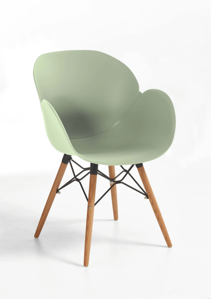 Polsterstuhl SUSHI in  pastel green