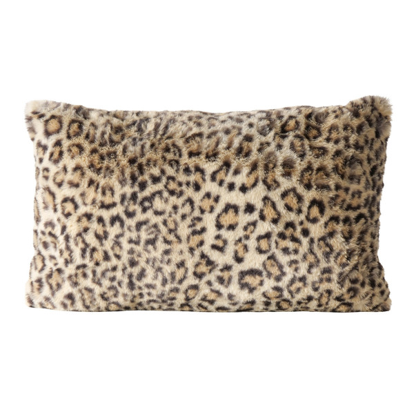 Kissen LEONY in braun aus Polyester