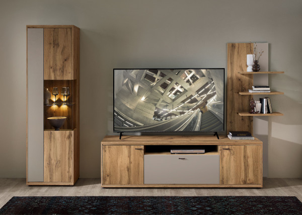Wohnwand HARPER WINSLOW in Eiche aus Dekor
