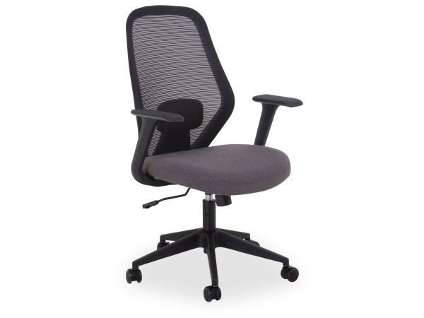 Drehstuhl HARPER AKITA in schwarz aus Nylon