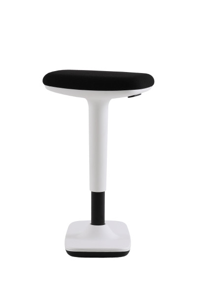 Hocker Timmi in grau aus Stoff