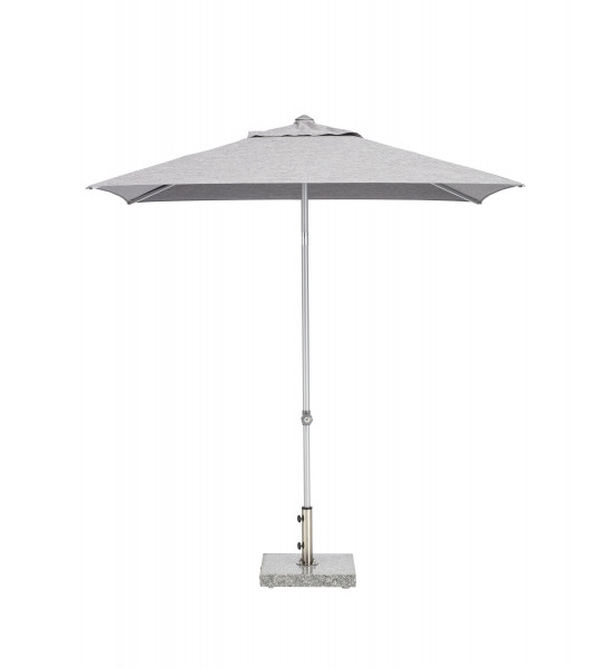 Sonnenschirm KETTLER Easy-Push in  silber/anthrazit aus Aluminium