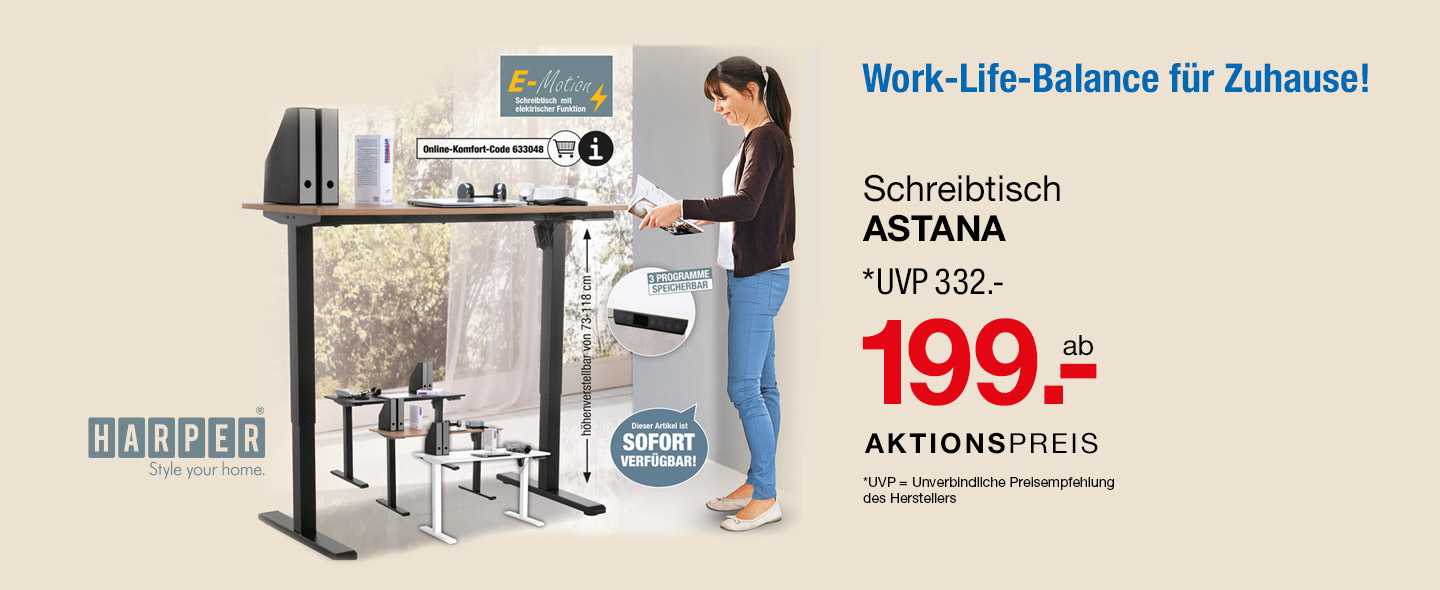 Schreibtisch HARPER ASTANA