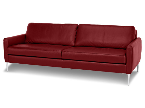 Sofa Sofamanufaktur 2 Sitzig Wallace in schwarz aus Leder