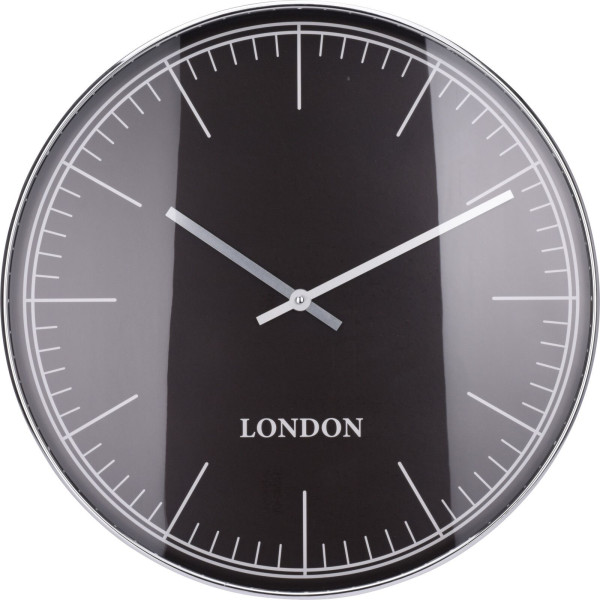 Wanduhr in schwarz aus Polypropylen