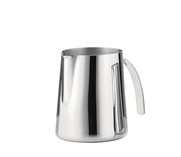 Aufschäumbecher LISA in silberfarben aus Edelstahl