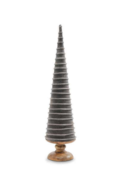 Weihnachtsbaum in braun aus Mischgewebe