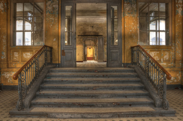 Akustikbild LOST PLACE 3 aus Materialmix