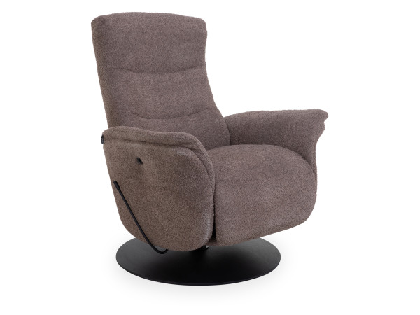 Relaxsessel vito DOKO in light brown aus Stoff