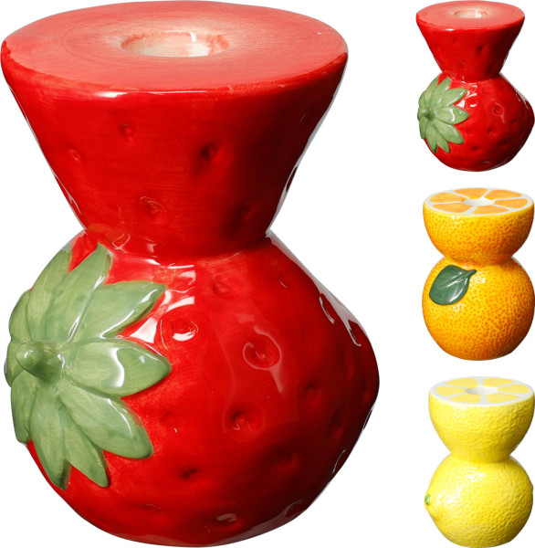 Kerzenhalter FRUITS aus Dolomit