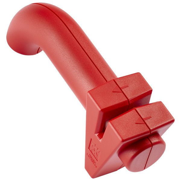 Messerschärfer ZWILLING in rot aus Edelstahl