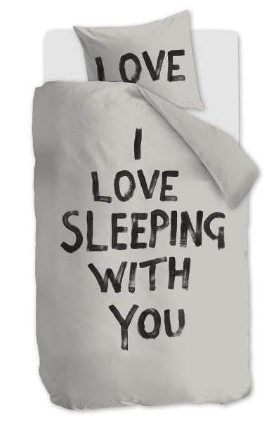 Bettwäsche LOVE SLEEP aus Baumwolle
