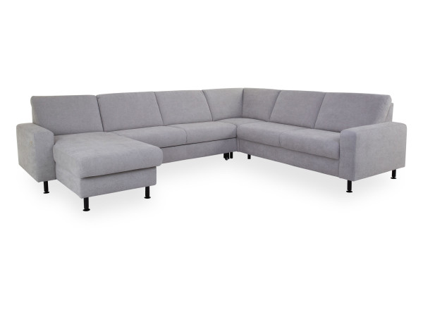 Wohnlandschaft vito SPRING in silver aus Stoff