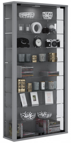 Wandvitrine VITROSA Maxi in  Silber aus Folie
