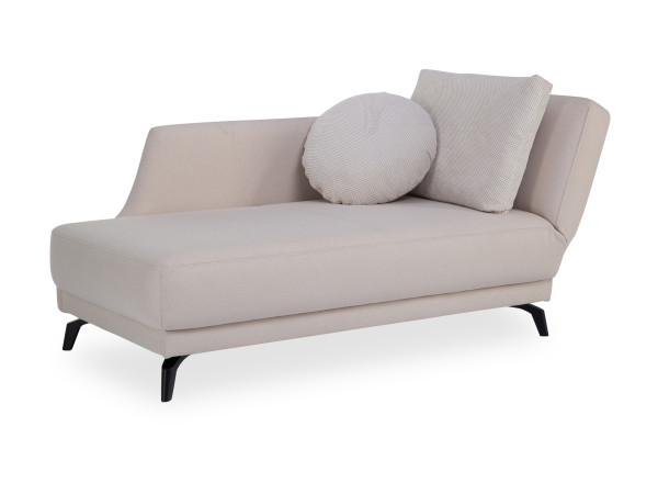 Recamiere Rolf Weber BEBRA in beige aus Stoff