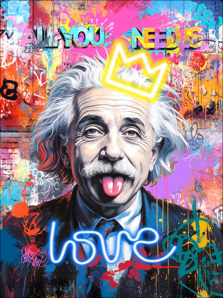 Keilrahmenbild EINSTEIN