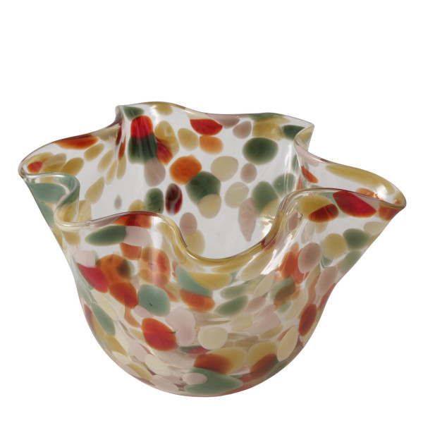 Schale SILEA in mehrfarbig aus Glas