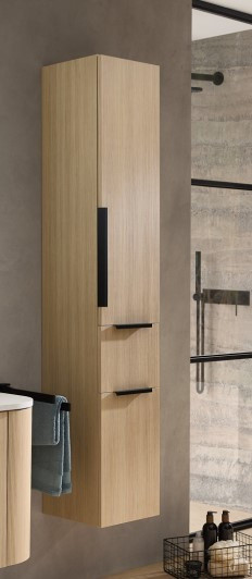 Hochschrank Aquarell in Eiche aus Dekor