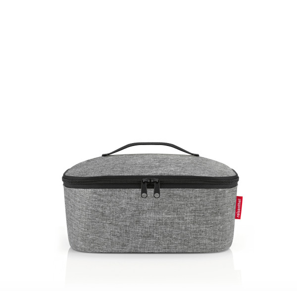 coolerbag reisenthel M - twist silver in grau aus Polyester