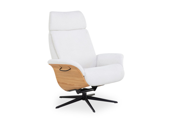 Relaxsessel HARPER KELTY in creme aus Stoff