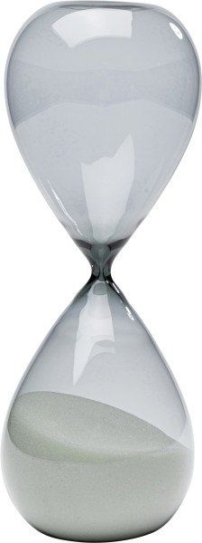 Sanduhr Timer in schwarz aus Glas