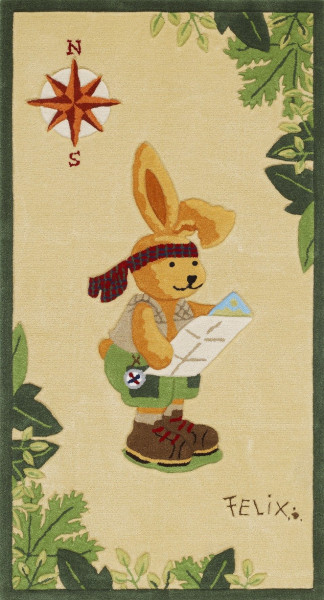 Teppich FELIX DER HASE aus Polyacryl