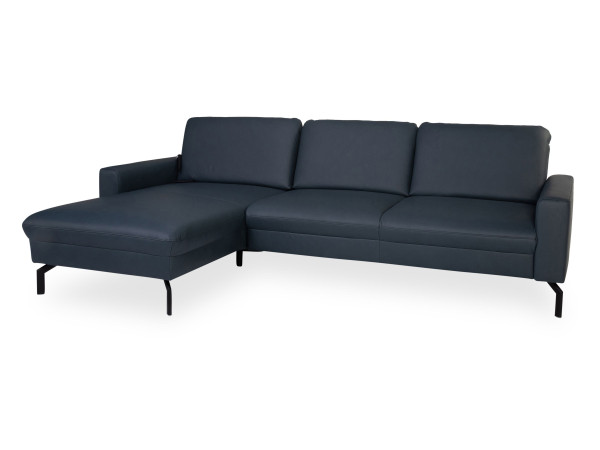 Polsterecke SYSTEMPOLSTER ZELDA in blue aus Leder