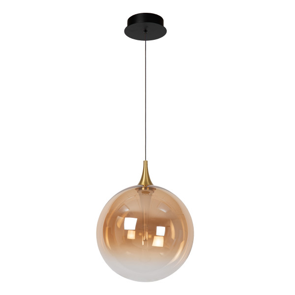 Pendelleuchte GISELA in amber aus Glas