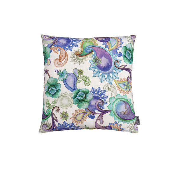 Kissenhülle PARADISO in smaragd aus Baumwolle