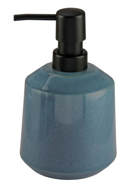Seifenspender MYSTIC in blau aus Steinzeug