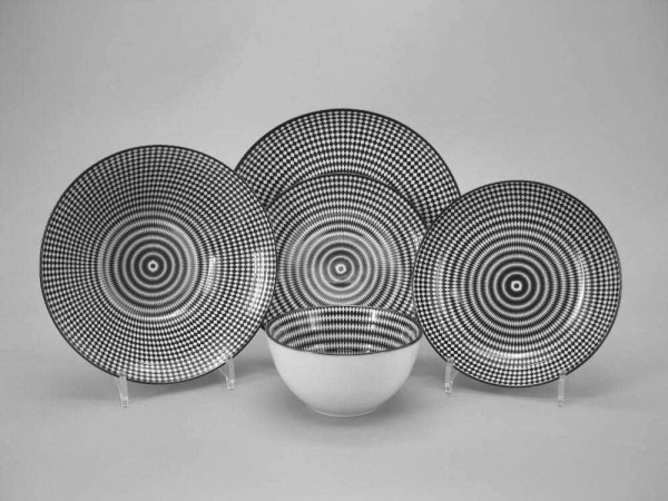 Dessertteller Black Circle