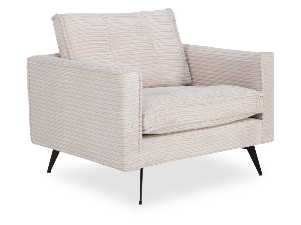 Sessel SANSIBAR RASKEN in creme aus Stoff
