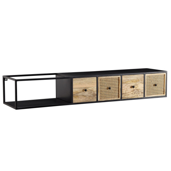 Lowboard in schwarz aus Holz